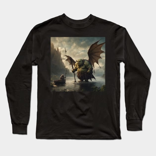 Fishing Buddies Long Sleeve T-Shirt by Myriad Mythos